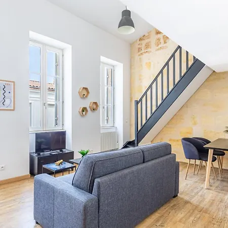 Appartement Charmant Bordeaux Centre Esterno foto